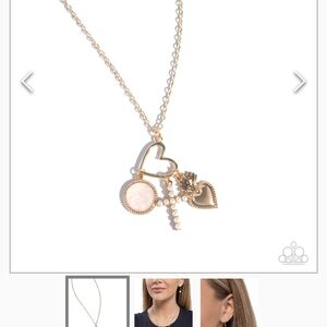 Gold Heart Charm Necklace